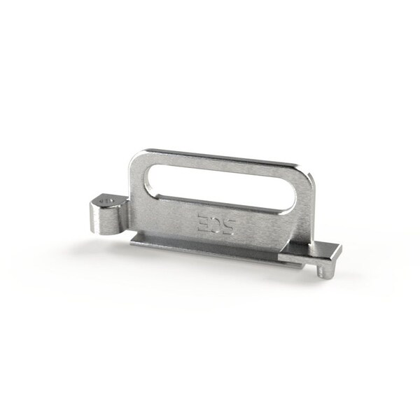 Padlock Hasp, 2.66 in. H x 0.88 in. W x 0.44 in. L, Stainless Steel